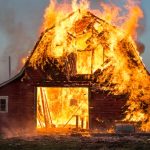 Dům v plamenech